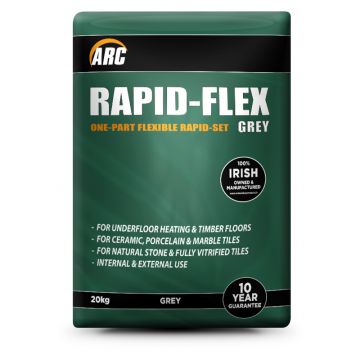 ARC Flexable Rapid Set 20kg Grey (Dark Green Bag)