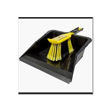 Rhino Bulldozer Heavy Duty Dustpan And Brush Set