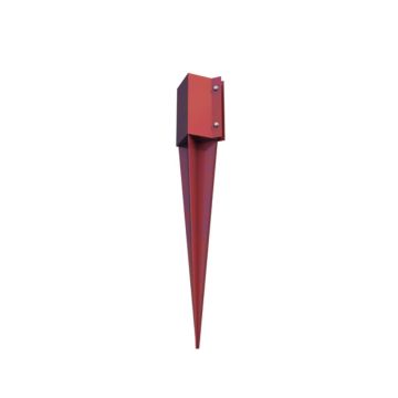 Bpc Drive-In Post Spike Twin Bolt 100 x 100 x 75mm