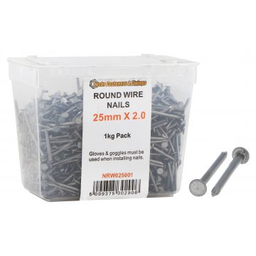Galvanised Round Wire Nails 125 x 5.6mm x 1kg