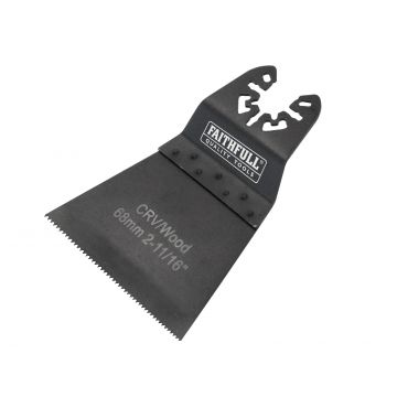 Faithfull Flush Cut Wood Blade Side Set 68mm