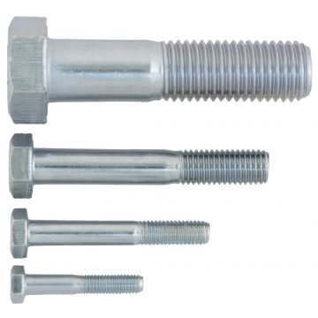 High Tensile Hex Bolt M10 x 50mm Zinc Plated