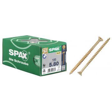 Spax Chipboard Screws Yellow 3.0 x 25mm 200/box