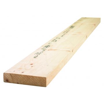 White Deal Rough Timber - 225mm x 44mm x 5.4m ( 9 x 2 Inches Approx)