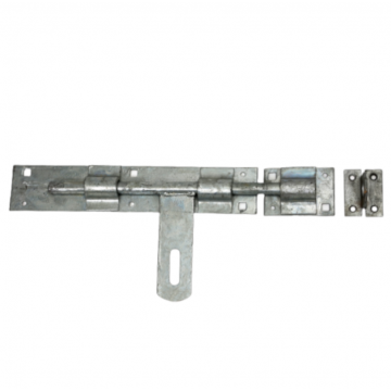 Cross Door Bolt Galvanised 18" (1)