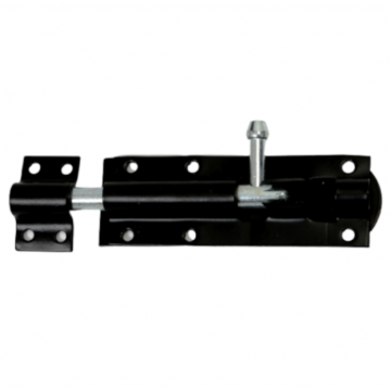 Tower Bolt Black 6" (1)