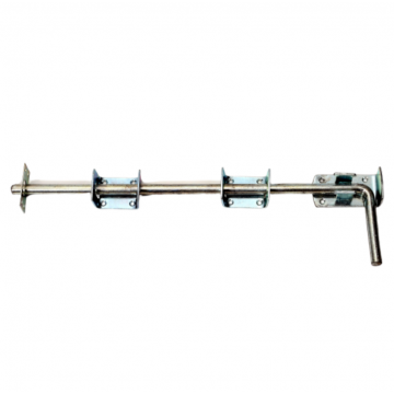 Garage Drop Door Bolt zinc plated 18" (1)
