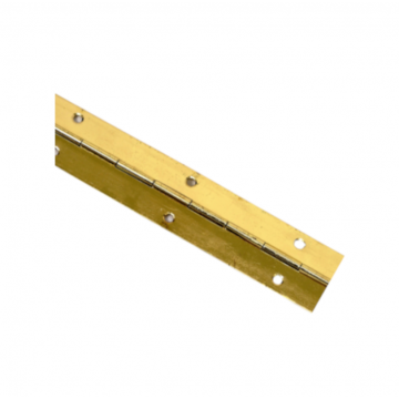 Phoenix Piano Hinge Brassed Finish – 6ft × 1¼" (1830mm × 32mm)