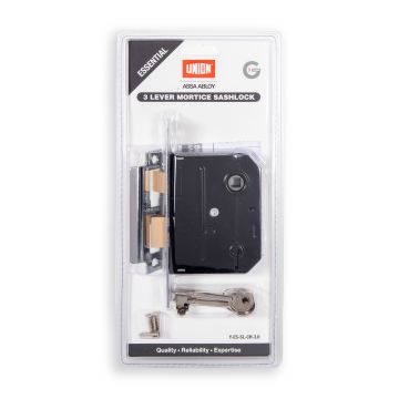 Union Y-Es CH Essential 3" Lever Mortice SashLock