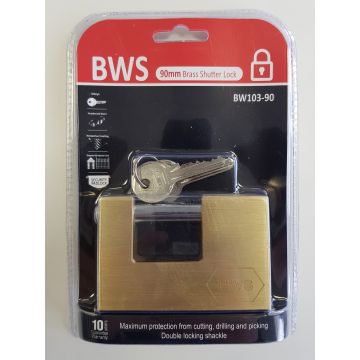 Corbin 90mm Brass Shutter Lock