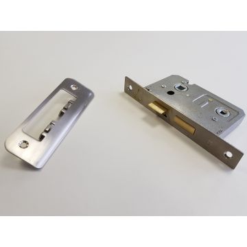 BWS 2.5" Np WC Mortice Lock