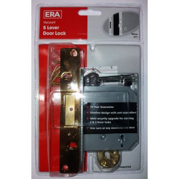 Era 3" Brass Deadlock Visi