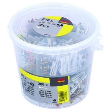 550pce Chipboard Screws And Plug Set
