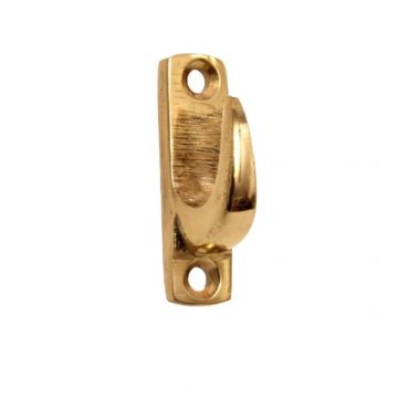 Tie Back Hook Brass Modern (2)
