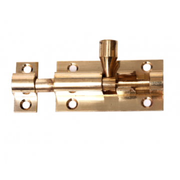 Barrel Bolt Brass 4" (1)