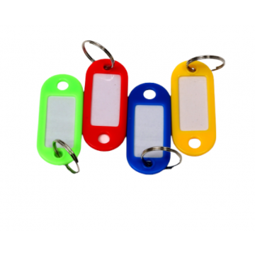 Key Tags Assorted Colours (4)
