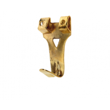 No.3 Picture Hook Brass Double (4)