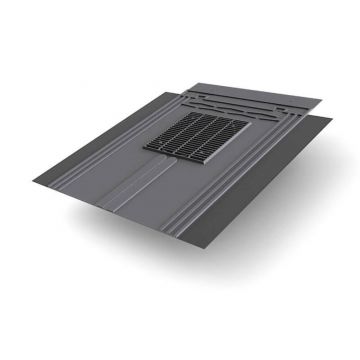 Glidevale Inline 600 x 300 (Hb) Slate Vent (Adaptor Sold Separately)