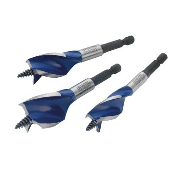Irwin Blue Groove Auger Bit Set 6 x 3 Piece