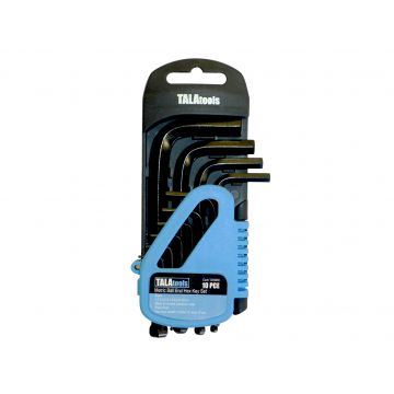 Tala 10 Piece Hex Metric Key Set Ta69969