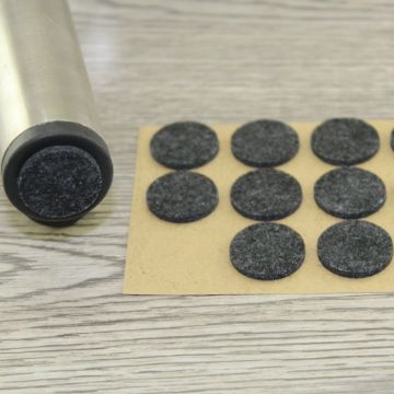 Trojan Felt Pads Round 1 1/2" (8pcs) Black