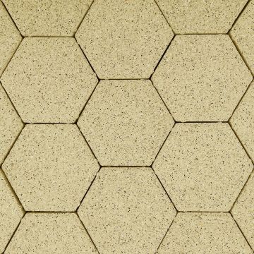 Hexo Paving Block Buff Granite 200 x 230 x 60mm (29 Pcs per M2)