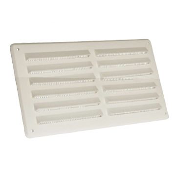 9" x 6 Plastic Louvre Vent & Screen