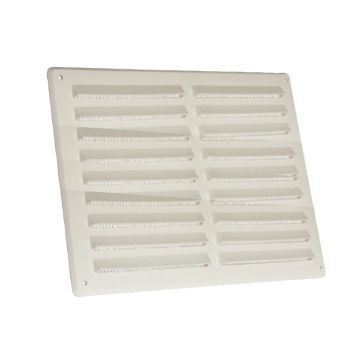 9" x 9 Plastic Louvre Vent & Screen