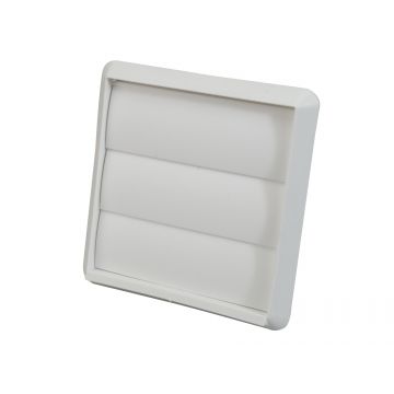 Stadium 100mm Terminal Flap Vent White