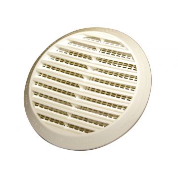 Stadium Innovator Louvre Round Push Vent White Bm885/W