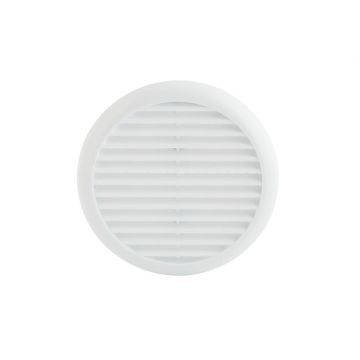 Innovator Round Louvred Vent 100-150mm White .