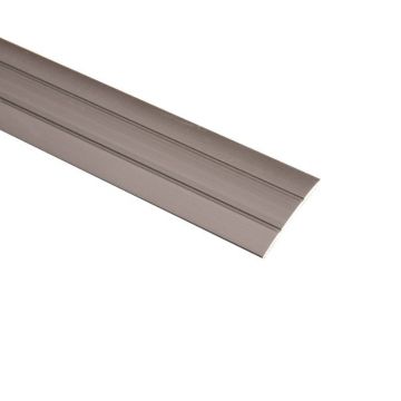 Trojan Self Adhesive Coverstrip 0.9m Brushed Silver