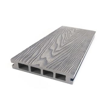 Whiteriver Montana Woodgrain Composite Decking - Soft Grey - 135mm x 25mm x 3600mm