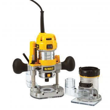 Dewalt Comb Plunge Router 220v 1/4" & Fixed Base