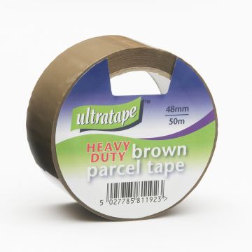 Parcel Tape 48mm x 50m Brown (Buff)