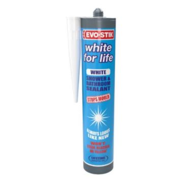 Evo-Stik White Life Shower & Bath Sealant