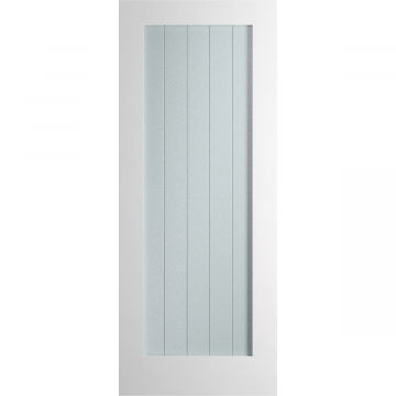 Indoors Boston Shaker Crystal Cut Glass Door - 80 Inch x 32 Inch (2032mm x 813mm)