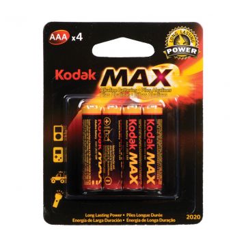 Kodak Alkaline Max AAA Batteries 4+4/pack