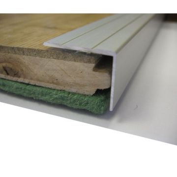 Trojan Self Adhesive Angle Edge 25 x 20mm x 0.9m Silver