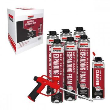 Soudal Gap Filler Expanding Foam Kit - Promo 2 for 89.99 