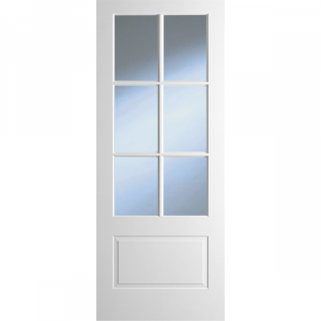 Indoors Dover Marina Clear Glass Door - 78 Inch x 30 Inch (1981mm x 762mm)