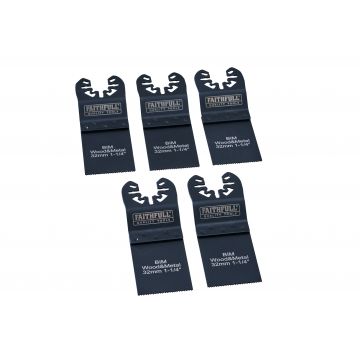 Faithfull Multi Tool Blade Set Floor Kit 4