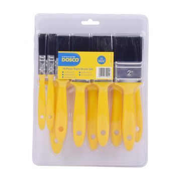 Dosco Paint Brushes Set 10 Piece