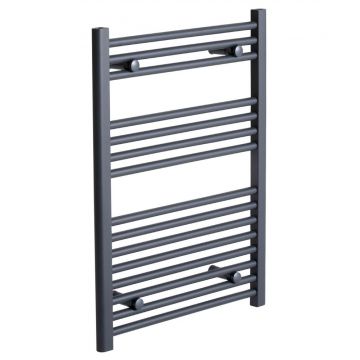 Ashfield Anthracite 800 x 500 Straight Towel Rail 1519btu