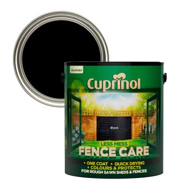 Cuprinol Less Mess Fence Care Black 6l