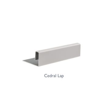 Cedral Lap End Profile 45 x 26 x 10 x 17mm x 3m C10 Blue Grey
