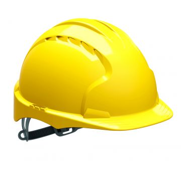 Evo2 Safety Helmet Yellow Non Vented