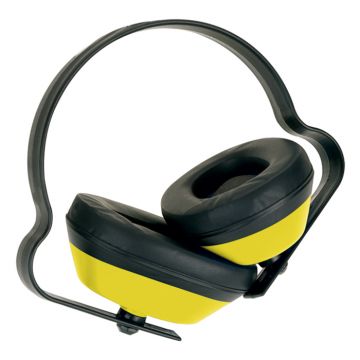 J Muff Ear Defender Snr24 Yellow Bagged