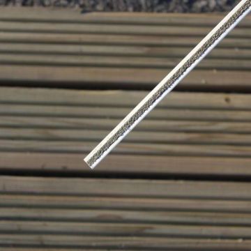 Trojan Gripdex Retrofit Strip for Decking - Silver - 12mm x 4mm x 1m 