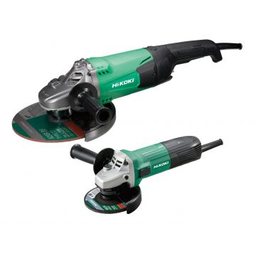Hikoki Twin Grinder Kit 240v 9" & 4.5"